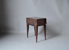 Pair of French Art Deco Mahogany Side Tables - 352308