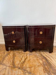 Pair of French Art Deco Nightstands Side Table - 2528345