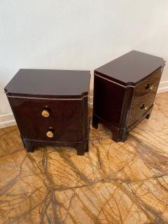 Pair of French Art Deco Nightstands Side Table - 2528348