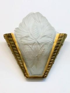 Pair of French Art Deco Pine Cone Wall Sconces LU161924753943 - 3941926