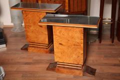 Pair of French Art Deco Side Tables - 1487883