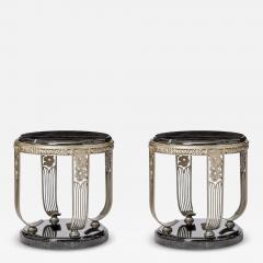 Pair of French Art Deco Side Tables - 4401165