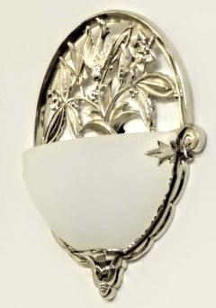 Pair of French Art Deco Wall Sconces Bird motif - 3942168