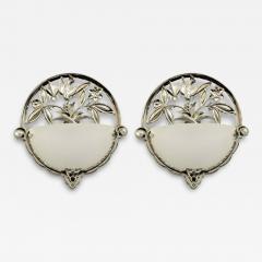 Pair of French Art Deco Wall Sconces Bird motif - 3959236