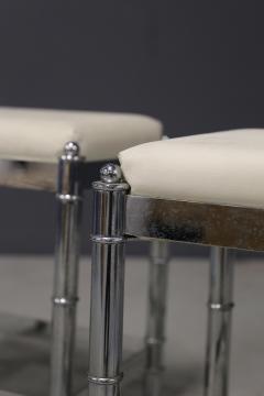 Pair of French Art Deco style stools from the 1970s - 1211536