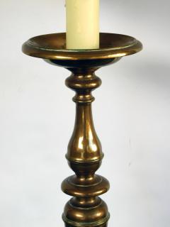 Pair of French Baroque Style Bronze Candlesticks now Mounted as Lamps - 1664555