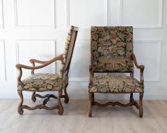 Pair of French Beech Os de Mouton Armchairs circa 1900 - 4812147