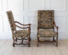 Pair of French Beech Os de Mouton Armchairs circa 1900 - 4812148