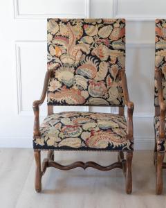 Pair of French Beech Os de Mouton Armchairs circa 1900 - 4812232