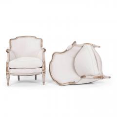 Pair of French Bergere Armchairs - 4543270