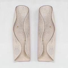 Pair of French Bespoke Ceramic Sconces - 3510152