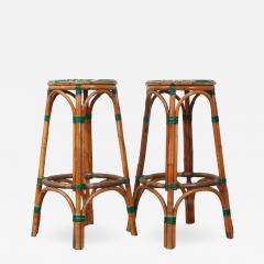 Pair of French Bistro Bar Stools - 1226114