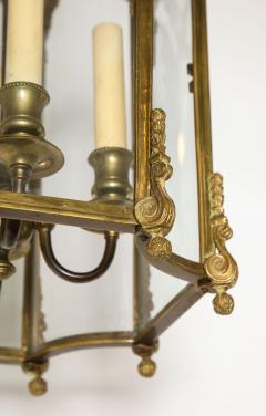 Pair of French Brass Hall Lanterns - 1800655