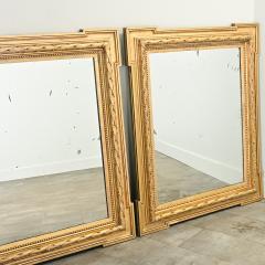 Pair of French Carved Gold Gilt Mirrors - 3593706