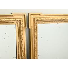 Pair of French Carved Gold Gilt Mirrors - 3593748