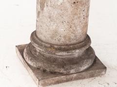 Pair of French Carved Limestone Columns 20th Century - 2548015