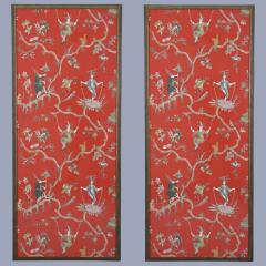 Pair of French Chinoiserie Wallpaper Panels - 140676