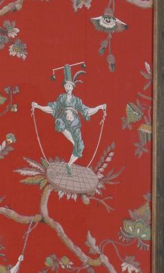 Pair of French Chinoiserie Wallpaper Panels - 140688