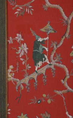 Pair of French Chinoiserie Wallpaper Panels - 140702