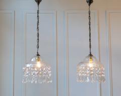 Pair of French Crystal Lights - 4812266