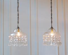 Pair of French Crystal Lights - 4812269