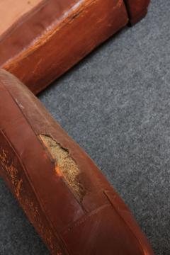 Pair of French Deco Leather Mustache Club Chairs - 2737448