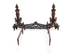 Pair of French Directoire Bronze Andirons - 4517585