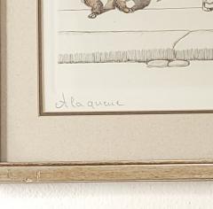 Pair of French Dog Prints circa 1950 - 4245345