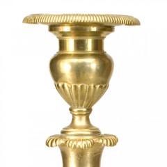 Pair of French Empire Bronze Candlesticks - 4322022