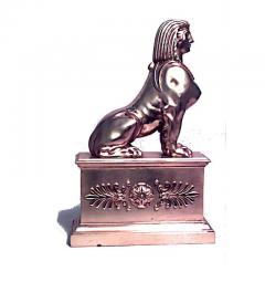 Pair of French Empire Bronze Sphinxes - 4635652