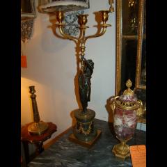 Pair of French Empire Figural Candleabra - 2156497