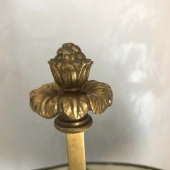 Pair of French Empire Gilt Bronze Two Arm Bouillotte Lamps or Table Lamps 1815 - 1546793