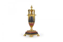Pair of French Empire Gilt Bronze and Marble Urns - 4201189