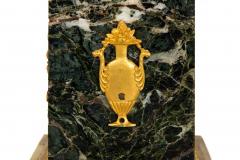 Pair of French Empire Gilt Patinated Bronze Three Light Candelabra ca 1815 - 4502235