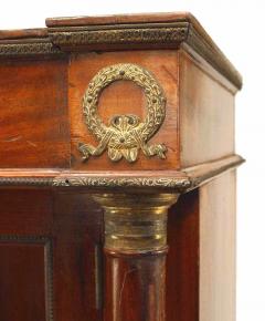 Pair of French Empire Mahogany and Bronze Bookcases - 4630351