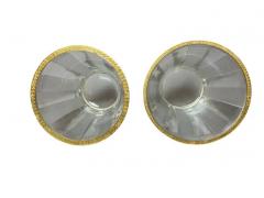 Pair of French Empire Style Cut Glass and Bronze Mounted Vases - 4130445