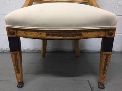 Pair of French Empire Style Side Chairs - 1138766