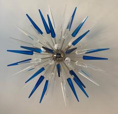 Pair of French Exploding Fireworks Flush Pendant Light - 2298575