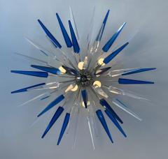 Pair of French Exploding Fireworks Flush Pendant Light - 2298576