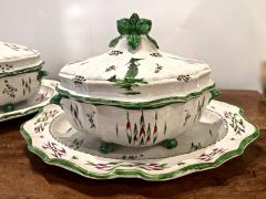 Pair of French Faience Tureens Early 19th Century - 1429585