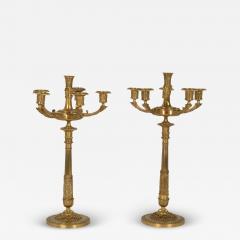 Pair of French Gilt Bronze Six Light Candelabra circa 1860 - 4159311