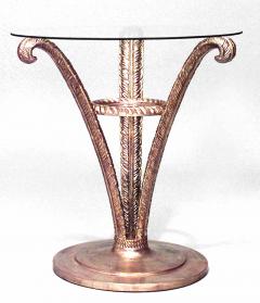 Pair of French Gilt Triple Plume End Tables - 1379046