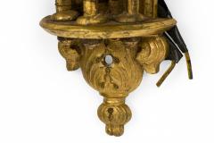 Pair of French Gothic Style Gilt Bronze Sconces - 4658240
