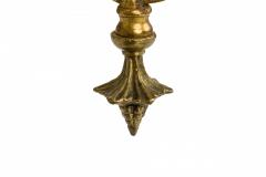 Pair of French Gothic Style Gilt Bronze Sconces - 4658243