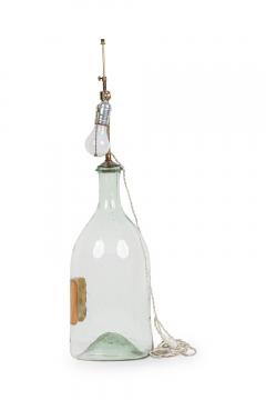 Pair of French Late 19th Century Glass Jug Table Lamps - 4661753