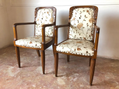 Pair of French Liberty Art Nouveau Armchairs 1920s - 2599965