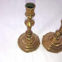 Pair of French Louis XIV Bronze Candlesticks - 2153217