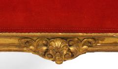 Pair of French Louis XIV Red Velvet Bench - 1403588