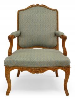 Pair of French Louis XV Beech Arm Chairs - 1401700