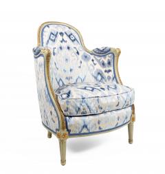Pair of French Louis XV Berga Arm Chairs - 1401859